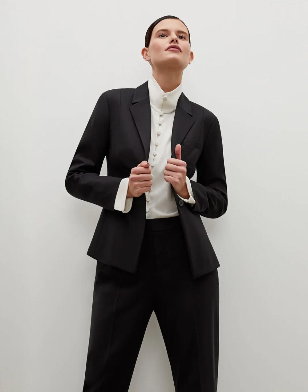 MM Lafleur + 2 Black The Hoffman Blazer - Tropical Wool